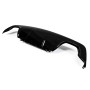 BMW e60 / e61 aizmugurējā bampera difuzors, M5 Style, dubultais, glancēti melns