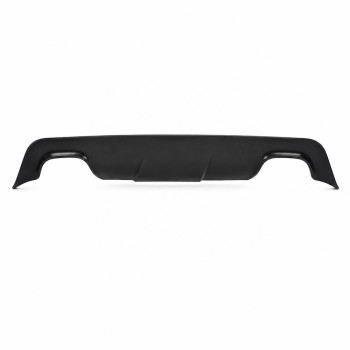 BMW e60 / e61 aizmugurējā bampera difuzors, M5 Style, dubultais, matēts melns