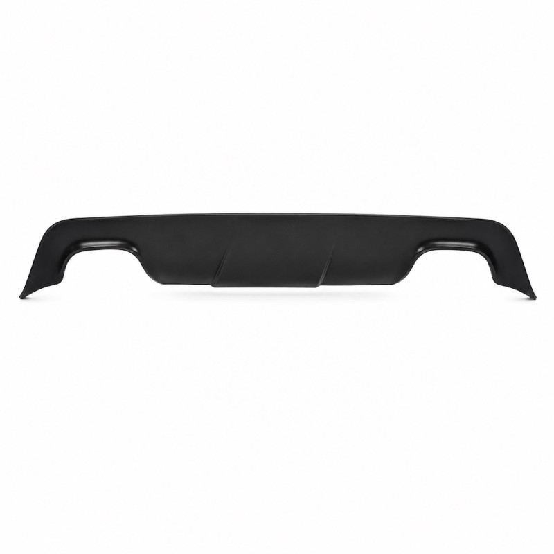 BMW e60 / e61 aizmugurējā bampera difuzors, M5 Style, dubultais, matēts melns