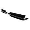 BMW e90 / e91 (05-08) M-pack priekšējā bampera uzlikas, melnas glancētas
