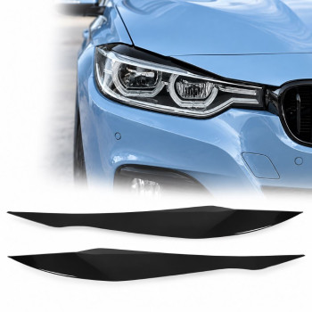 BMW f30/f31 (11-18) lukturu uzlikas, glancēti melnas