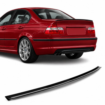 BMW e46 Sedan / Coupe / Cabrio (98-06) spoileris, M3-look, glancēti melns