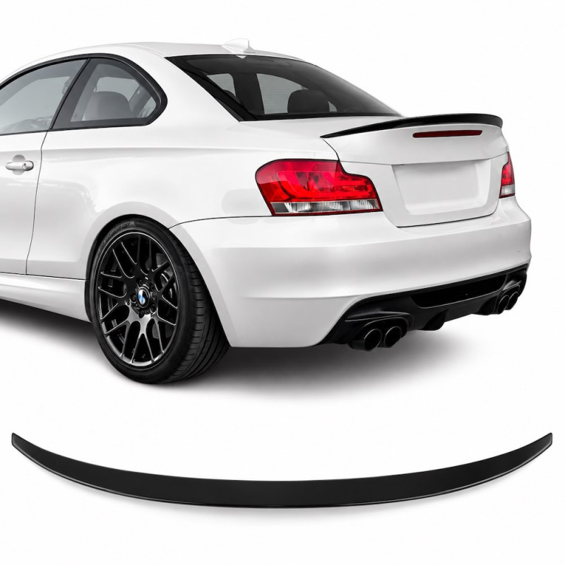 BMW e82 (07-13) spoileris, glancēti melns