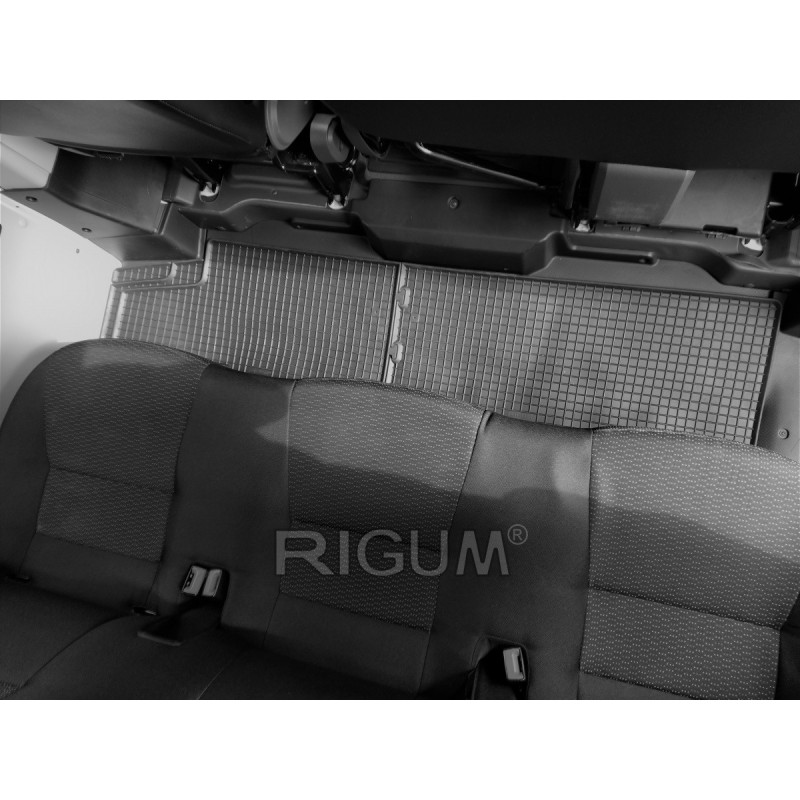 Gumijas auto paklāji CITROEN JUMPER 2. rinda (2006-...) RIGUM, melni