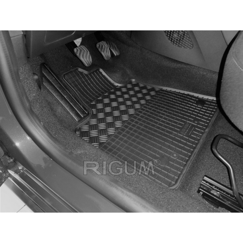Gumijas auto paklāji DACIA JOGGER (5m) (2022-...) RIGUM, melni