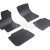 Gumijas auto paklāji SUBARU LEGACY/SUBARU OUTBACK (2004-2009) RIGUM, melni