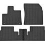 Gumijas auto paklāji TOYOTA PROACE CITY (5S.)(2020-...) RIGUM, melni