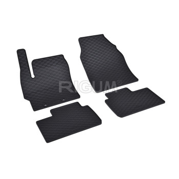 Gumijas auto paklāji TOYOTA AYGO X (2022-...) RIGUM, melni