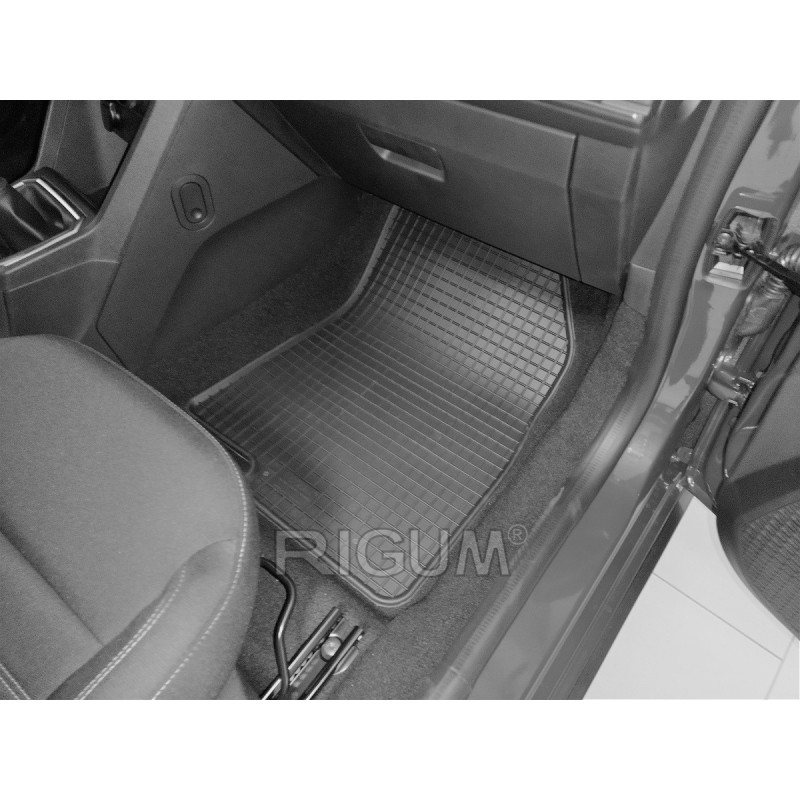 Gumijas auto paklāji DACIA SANDERO III (2021-...) RIGUM, melni