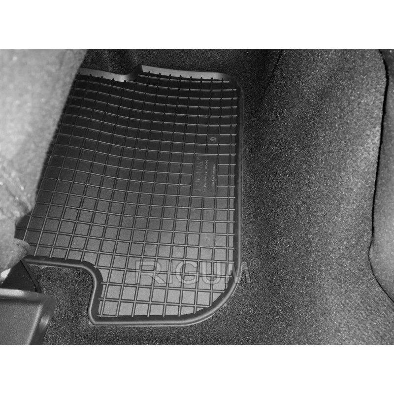 Gumijas auto paklāji DACIA SANDERO III (2021-...) RIGUM, melni