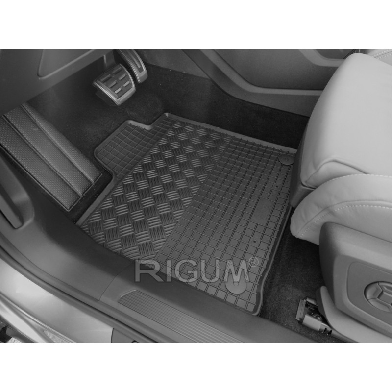 Gumijas auto paklāji ŠKODA ELROQ (2025-...) RIGUM, melni