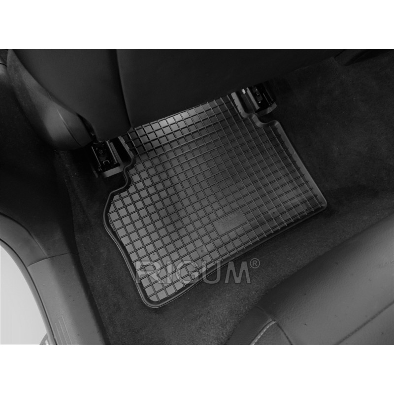 Gumijas auto paklāji Mercedes-Benz E-class W213 (2016-...) RIGUM, melni