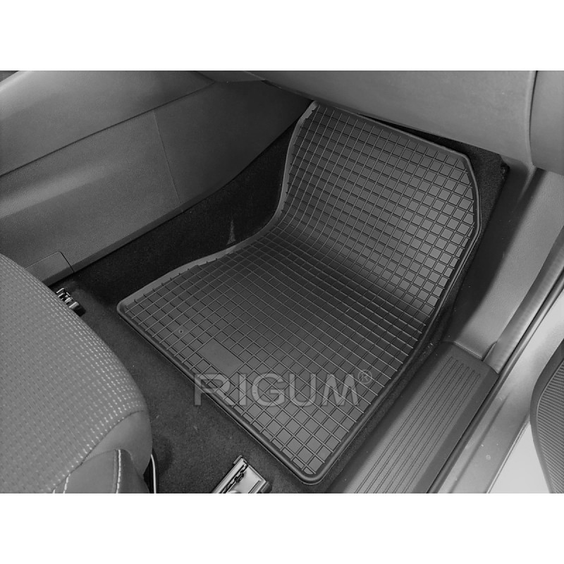 Gumijas auto paklāji NISSAN QASHQAI (2021-...) RIGUM, melni