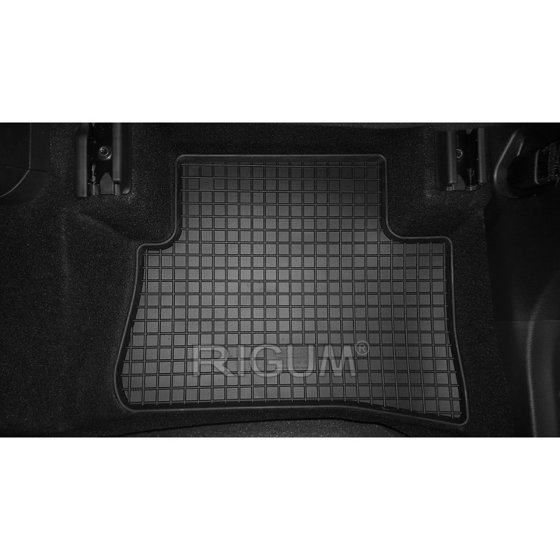 Gumijas auto paklāji TOYOTA C-HR (2016-...) RIGUM, melni