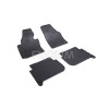 Rubber Car Mats VOLKSWAGEN TOURAN (2003-2014) RIGUM, Black