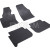 Rubber Car Mats VOLKSWAGEN TOURAN (2003-2014) RIGUM, Black