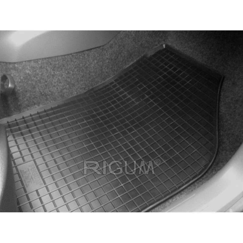 Rubber Car Mats SEAT IBIZA (2008-...) RIGUM, Black