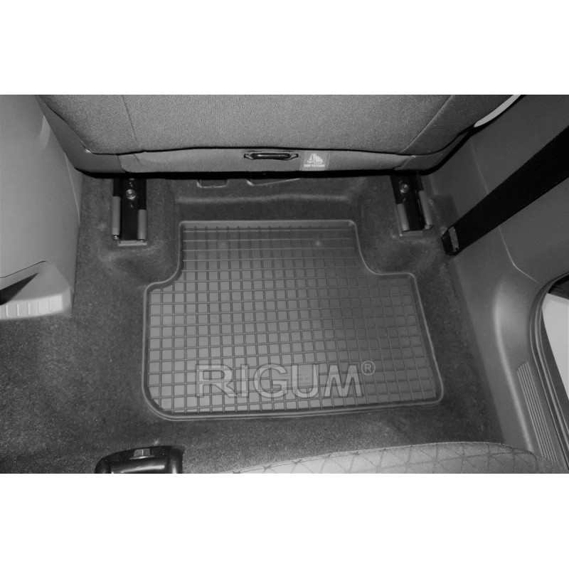 Rubber Car Mats VOLKSWAGEN T-CROSS (2019-...) RIGUM, Black