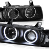 BMW e36 4D/5D (91-98) CCFL lukturi, melni 2