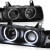 BMW e36 2D (91-98) CCFL lukturi, melni 2