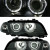 BMW e46 4D/5D (98-01) CCFL lukturi, melni