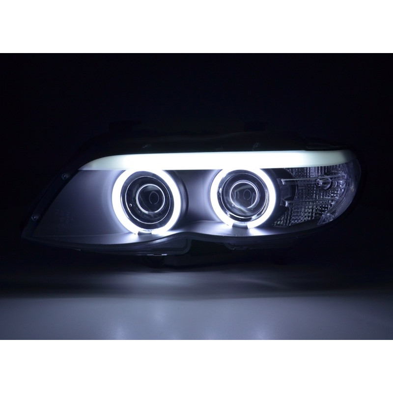 BMW X5 e53 (04-06) xenon, CCFL lukturi, melni