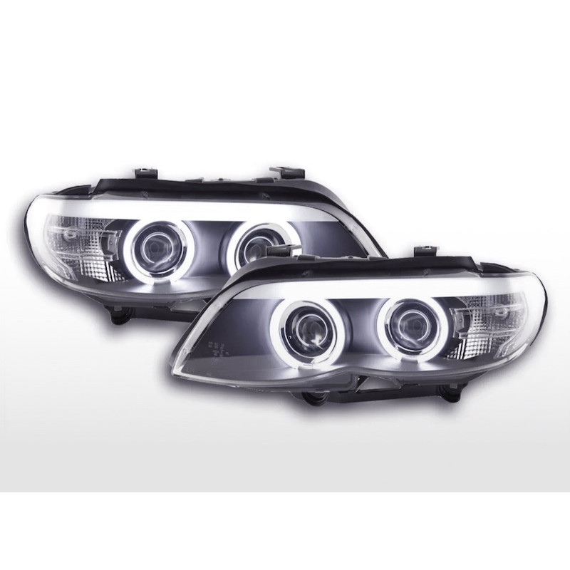 BMW X5 e53 (04-06) xenon, CCFL lukturi, melni