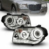 Chrysler 300C (05-10) CCFL lukturi, hromēti