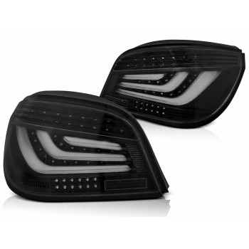 BMW e60 (03-07) LED aizmugurējie lukturi, melni 4