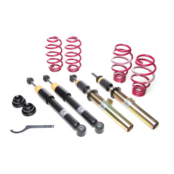 Audi A3, tips 8P, incl. Sportback, strut 50 mm, VA more than 1060 kg (05.2003 - ) Koiloveri ar regulējamu augstumu 40 - 60 / 40 - 60 mm, 968232