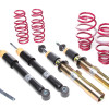 VW T5 / T6 / T6.1, with HA / V, tips 7HM,7HMA,7HC,7HCA,7HK,7J0,7HKX0, Only for cars with a front axle clamp fitting (01.2003 - ) Koiloveri ar regulējamu augstumu 35 - 65 / 30 - 65 mm, 968844