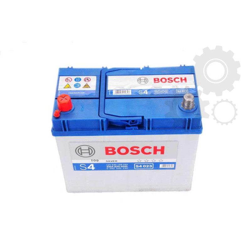 BOSCH Akumulators Silver S4 023 45Ah 330A L+, 0092S40230
