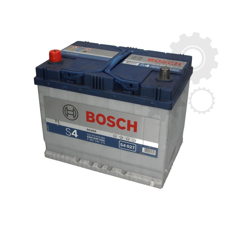 BOSCH Akumulators Silver S4 027 70Ah 630A L+, 0092S40270