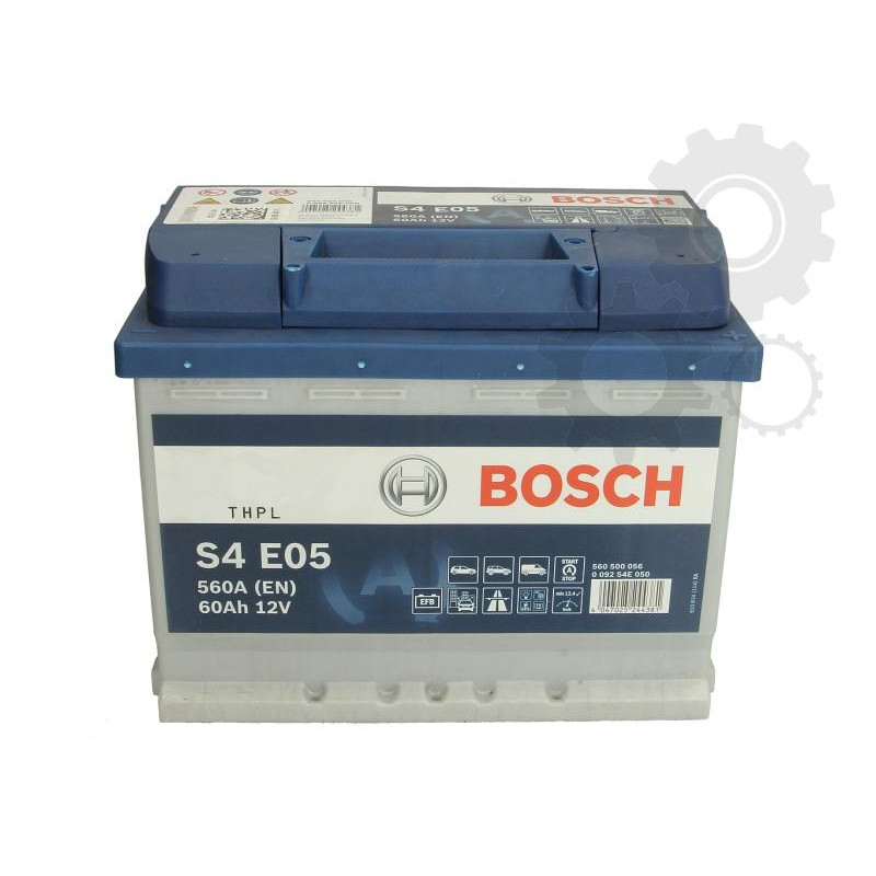 BOSCH Akumulators S4E 05 60Ah 560A start/stop, 0092S4E050