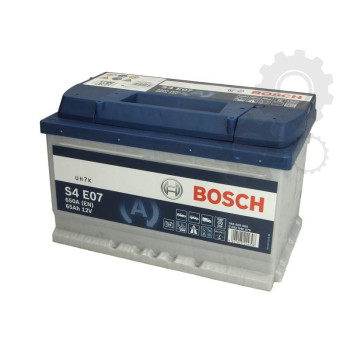 BOSCH Akumulators S4E 07 65Ah 650A start/stop, 0092S4E070