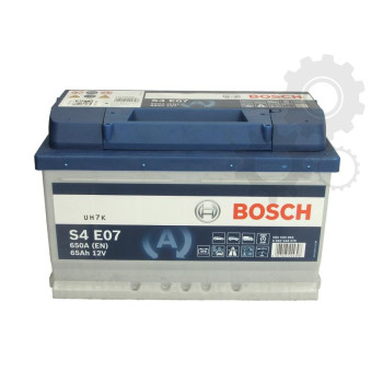 BOSCH Akumulators S4E 07 65Ah 650A start/stop, 0092S4E070