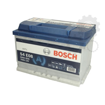BOSCH Akumulators S4E 08 70Ah 650A start/stop, 0092S4E080