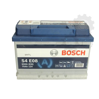 BOSCH Akumulators S4E 08 70Ah 650A start/stop, 0092S4E080