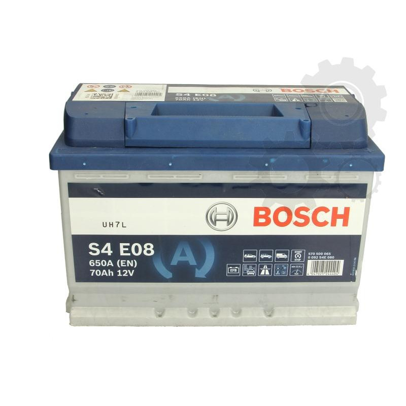 BOSCH Akumulators S4E 08 70Ah 650A start/stop, 0092S4E080