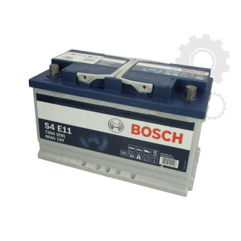 BOSCH Akumulators S4E 11 80Ah 730A start/stop, 0092S4E110