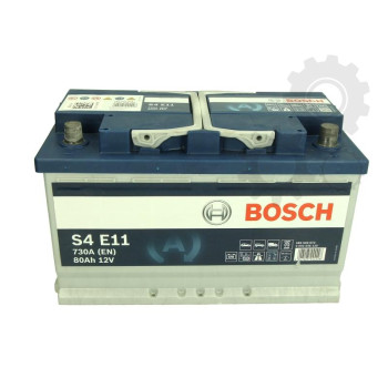 BOSCH Akumulators S4E 11 80Ah 730A start/stop, 0092S4E110