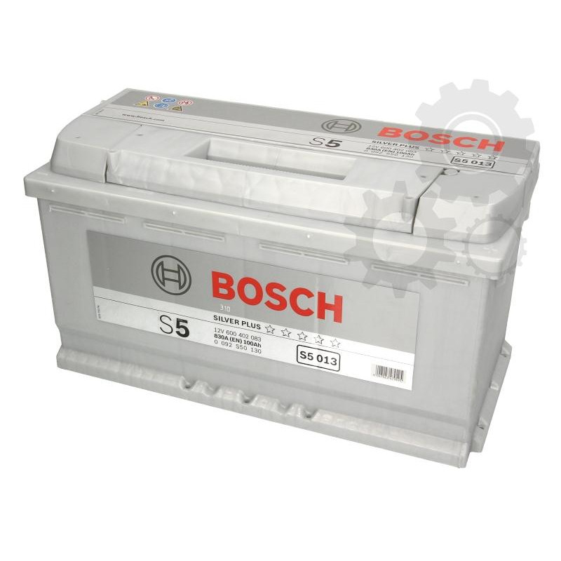 BOSCH Akumulators Silver Plus S5 013 100Ah 830A, 0092S50130