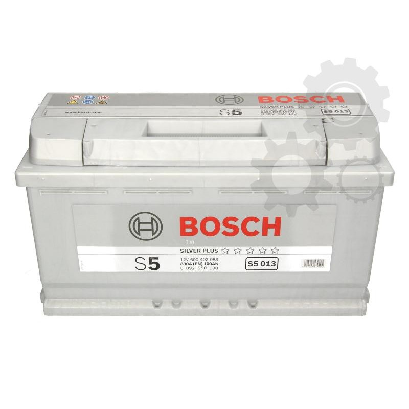 BOSCH Akumulators Silver Plus S5 013 100Ah 830A, 0092S50130