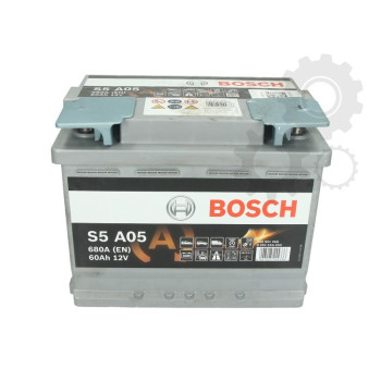 BOSCH Akumulators S5A 05 60Ah 680A start/stop AGM, 0092S5A050