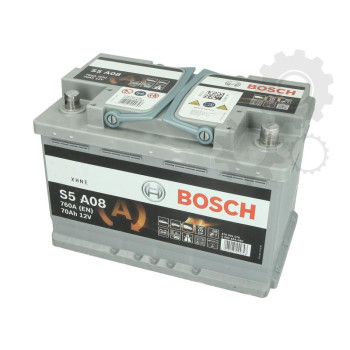 BOSCH Akumulators S5A 08 70Ah 760A start/stop AGM, 0092S5A080