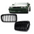 BMW e38 (94-01) M-style reste, glancēti melna