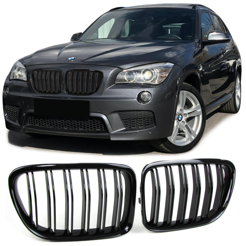 BMW X1 e84 (09-) reste, M-style, glancēti melna
