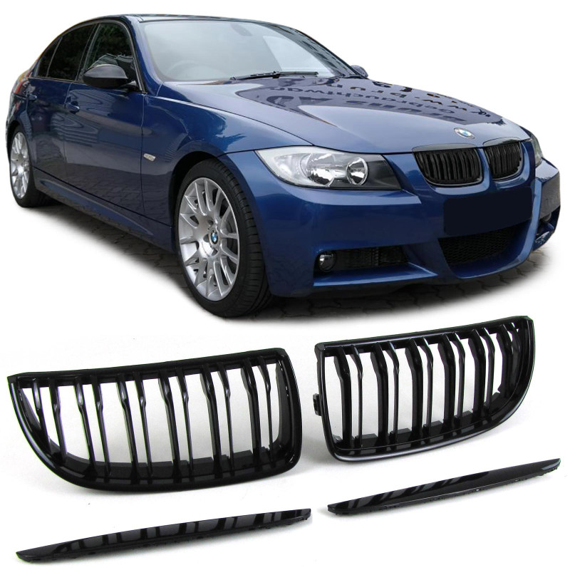 BMW e90/e91 (05-08) reste, M-style, glancēti melnas