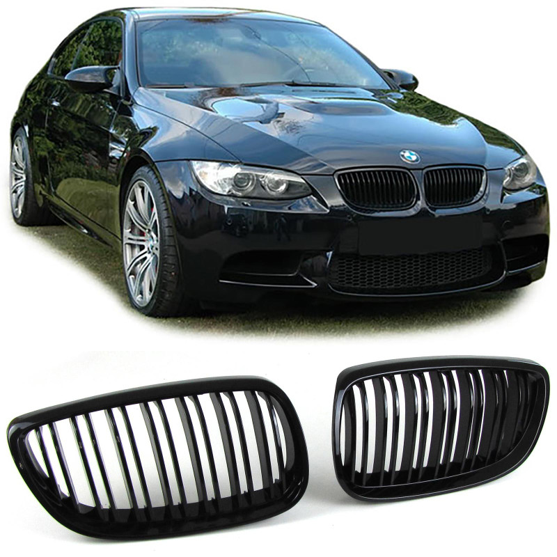 BMW e92/e93 (06-09) grill, M-style, glossy black