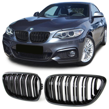 BMW f22/f23 (14-) reste, M-style, glancēti melna